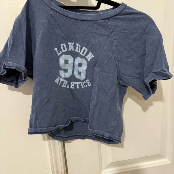 Blue Women's Baby Tee - Picture 1 of 2